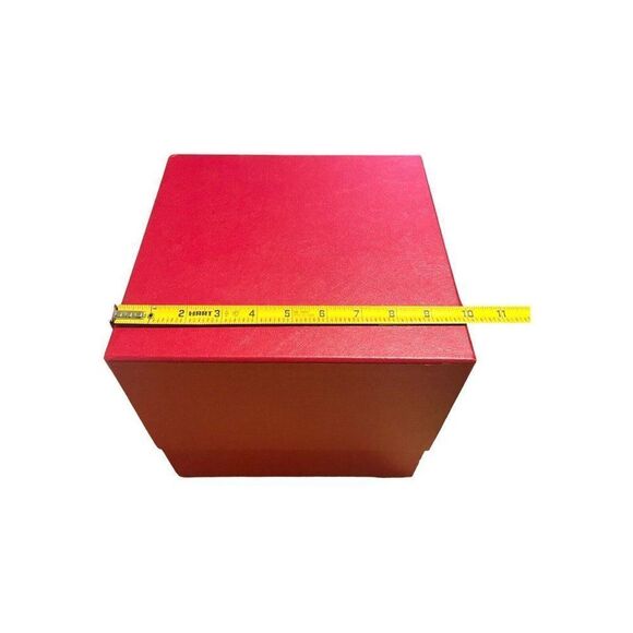 Moser Large Red Decanter Pebbles Empty Box Insert Storage 10”x9.25”x9.75” Gift - Picture 8 of 10